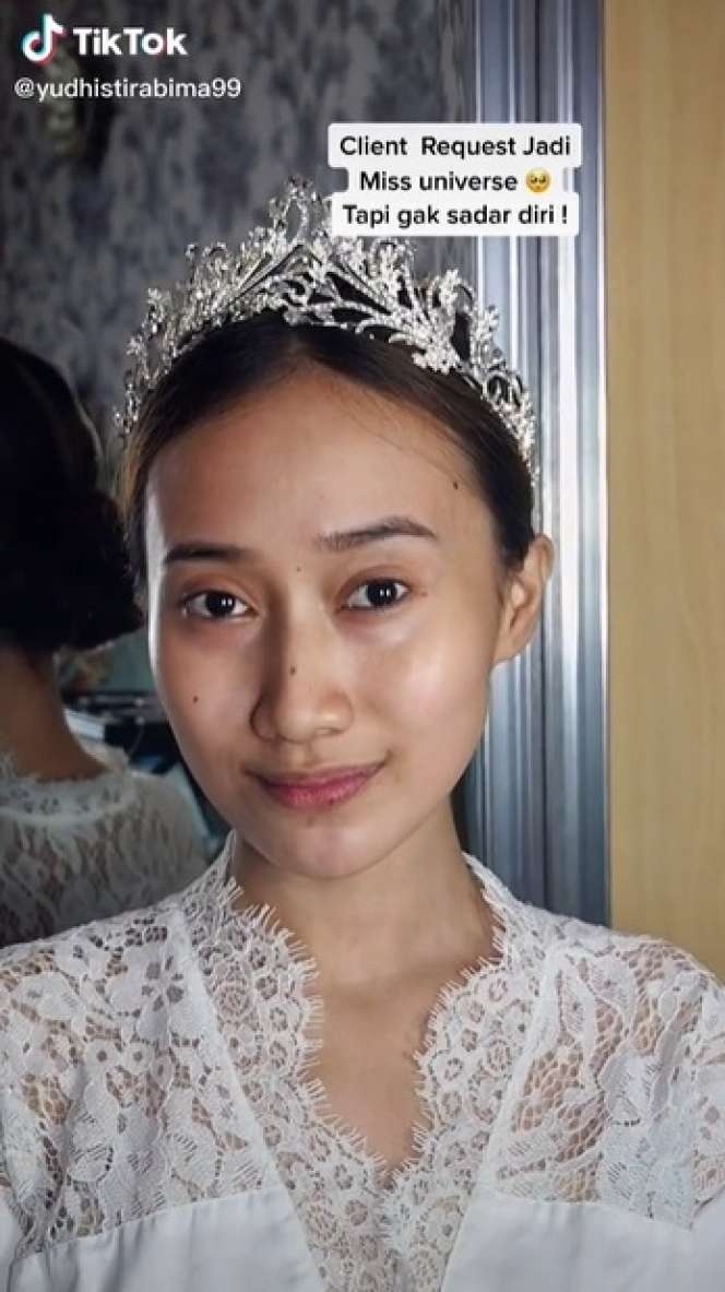 Potret MUA Pamer Skill Makeup Pengantin, Curhat Diminta Riasan Ala Miss Universe Namun Minim Budget, Endingnya Malah Bikin Takjub!