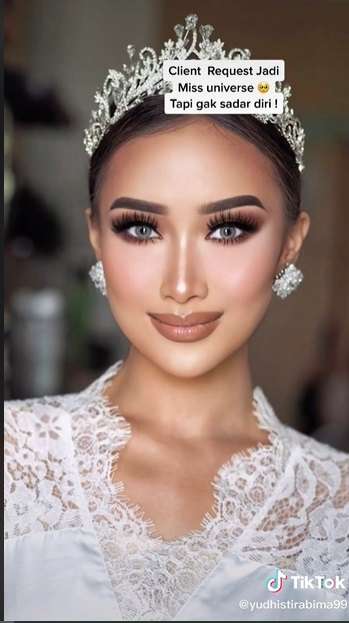 Potret MUA Pamer Skill Makeup Pengantin, Curhat Diminta Riasan Ala Miss Universe Namun Minim Budget, Endingnya Malah Bikin Takjub!