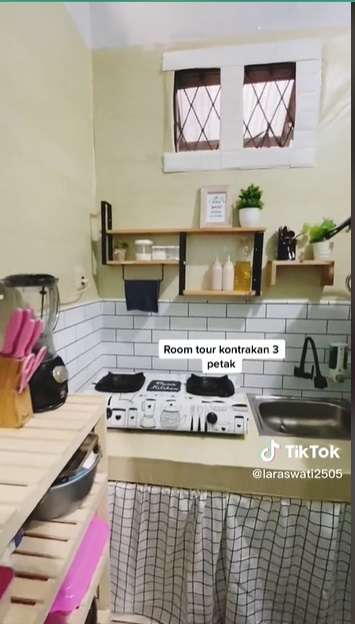 Potret Rumah Kontrakan Seluas 3 Petak, Isinya Lengkap Desainnya Bikin Melongo!