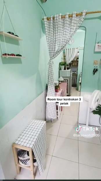 Potret Rumah Kontrakan Seluas 3 Petak, Isinya Lengkap Desainnya Bikin Melongo!