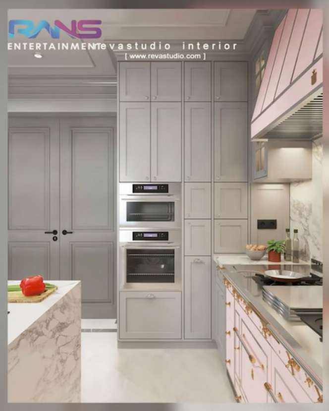 Kelewat Mewah! Dapur Baru Nagita Slavina Setara Mobil Lamborghini, Begini Potret Desainnya