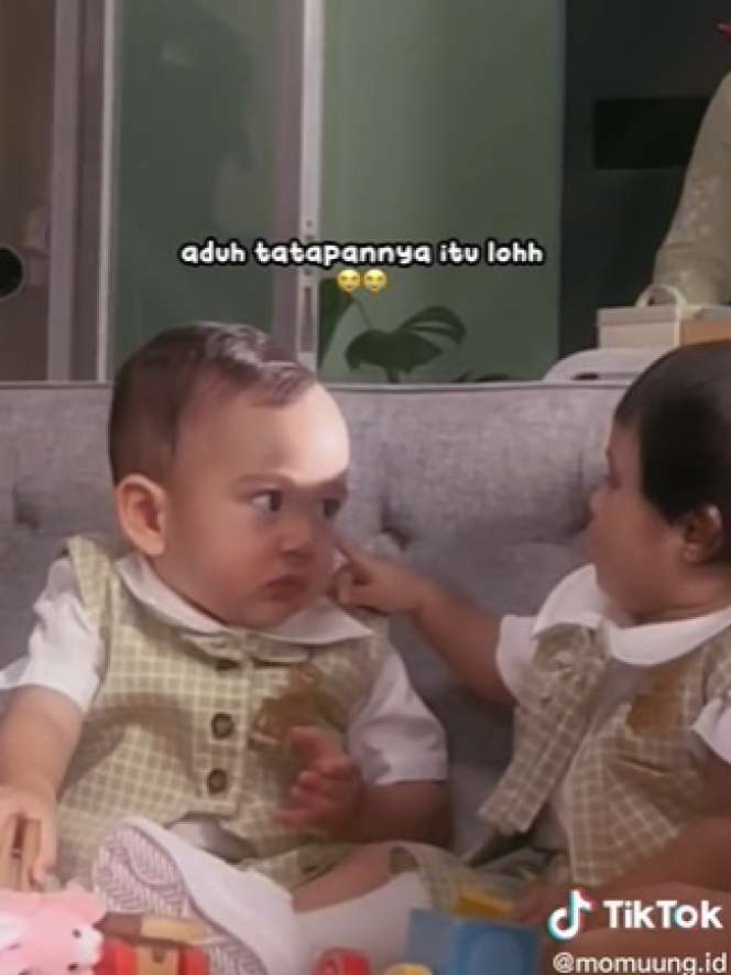 Potret Gemesin Dua Anak Sultan, Rayyanza dan Ameena Syuting Bareng