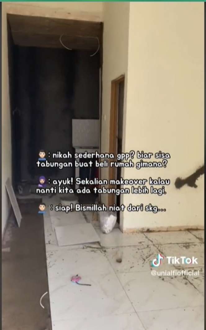 Potret Transformasi Rumah Pasangan Muda yang Pilih Nikah Sederhana, Usai Direnovasi Hasilnya Bikin Takjub!