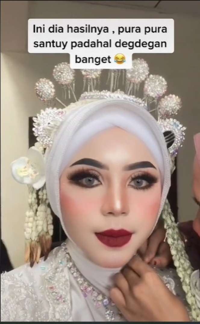 Calon Pengantin Ini Nekat Makeup Sendiri di Hari Bahagianya, Ternyata Hasilnya…