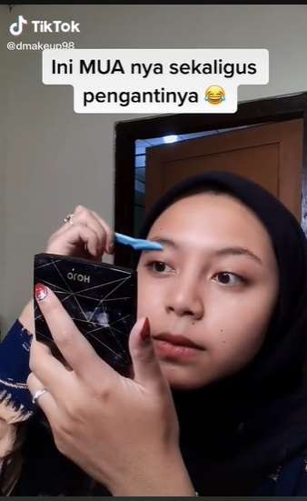 Calon Pengantin Ini Nekat Makeup Sendiri di Hari Bahagianya, Ternyata Hasilnya…