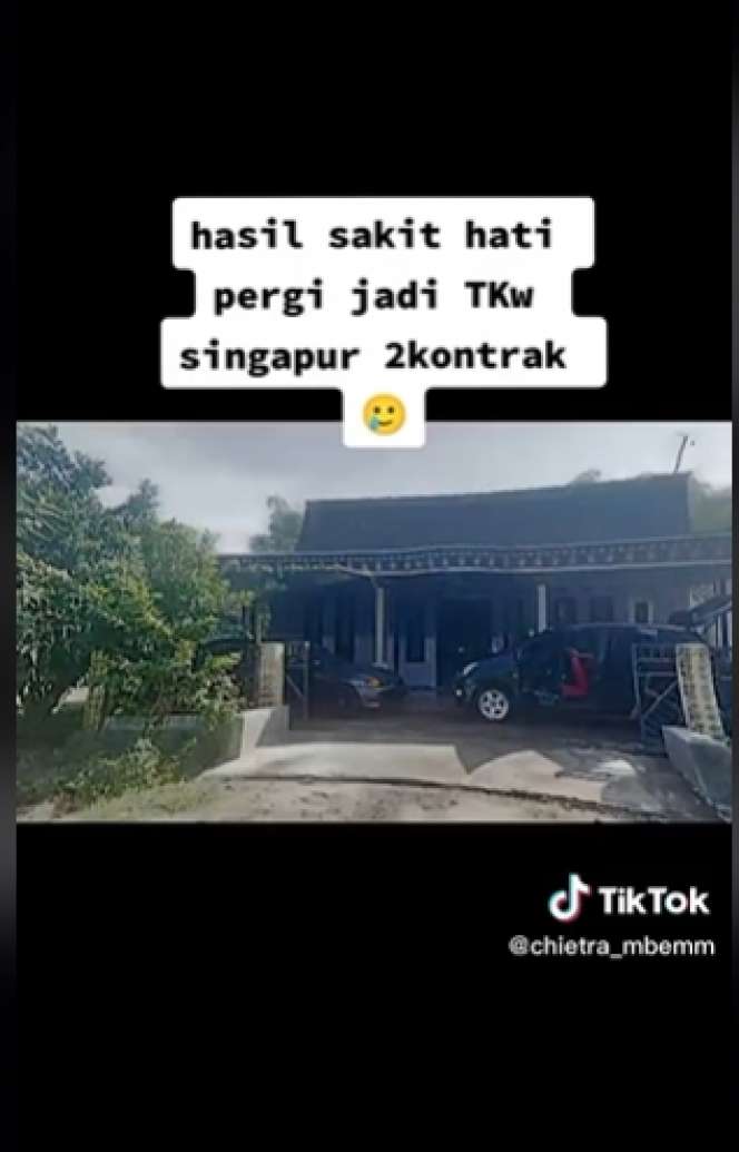 Rumah Dihina Jelek & Mau Roboh, Hingga Dituduh Maling, TKW ini Kini Bangun Hunian Mewah Bak Istana, Tetangga Auto Nangis!