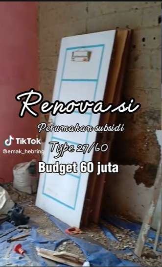Potret Renovasi Rumah Subsidi Tipe 27 dengan Budget Rp60 Juta, Kini Jadi Super Estetik!