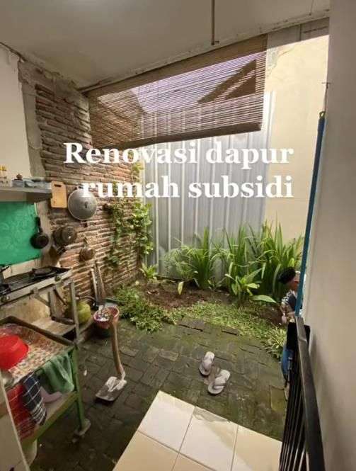 Potret Transformasi Dapur Rumah Subsidi Usai Direnovasi, Budget Rp45 Juta Tapi Hasilnya Bak Kafe Estetik!