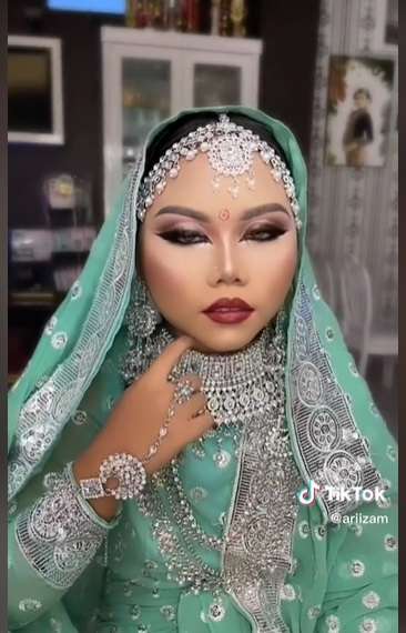 MUA Pamer Skill Makeup Pengantin Pakai Sendok dan Garpu, Hasilnya Diluar Dugaan!