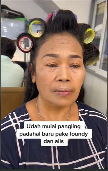 Potret Transformasi Makeup Si Mbok yang Sudah 11 Tahun Kerja dan Kini Pilih Resign, Hasilnya Bikin Melongo!