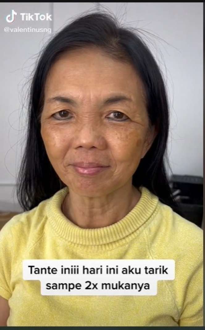Potret Transformasi Emak-emak Dirias MUA, Hasilnya Beda Banget, Jadi Lebih Muda 20 Tahun, Mirip Fuji?