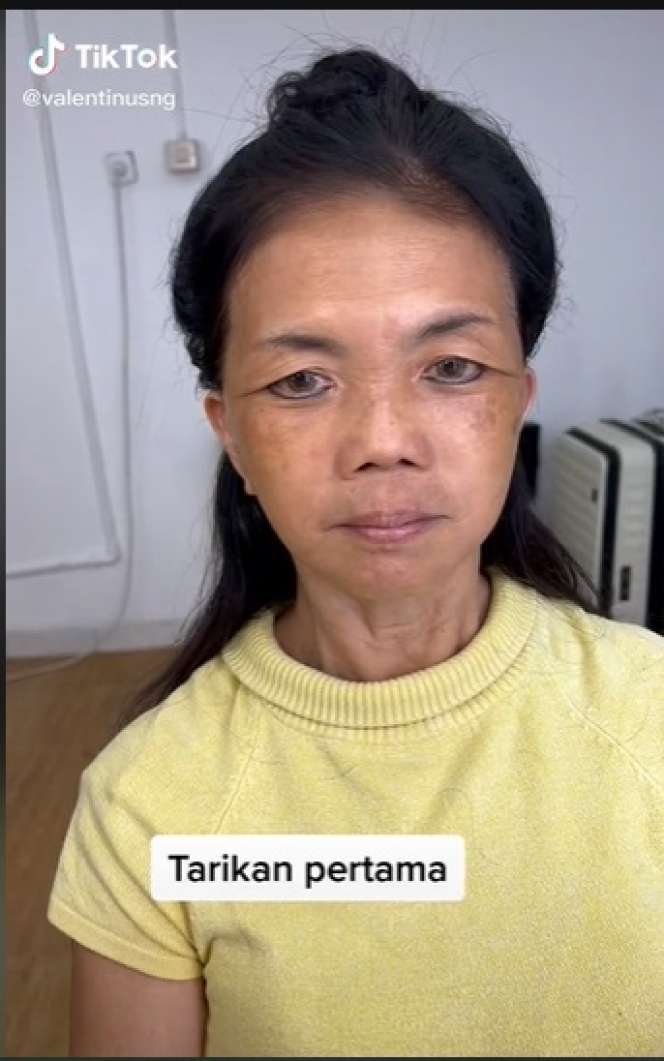 Potret Transformasi Emak-emak Dirias MUA, Hasilnya Beda Banget, Jadi Lebih Muda 20 Tahun, Mirip Fuji?