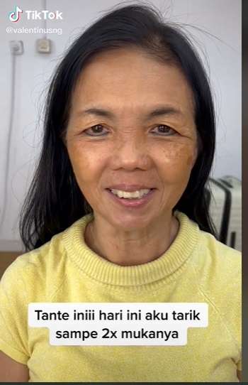 Potret Transformasi Emak-emak Dirias MUA, Hasilnya Beda Banget, Jadi Lebih Muda 20 Tahun, Mirip Fuji?