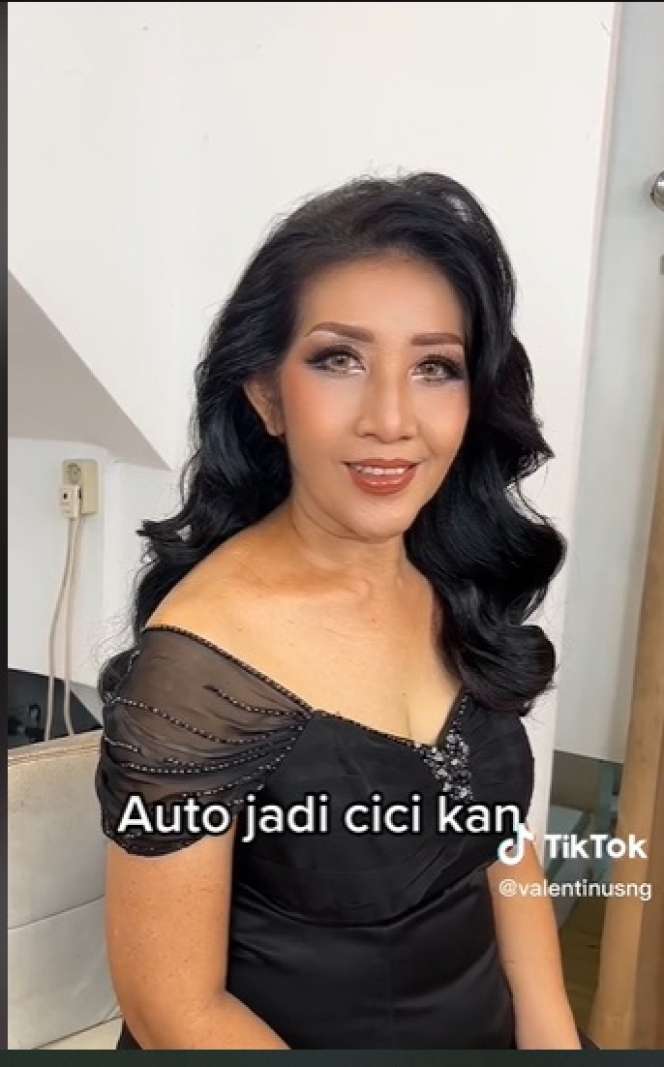 Potret Makeover Tante Jadi Mirip Cici-cici Cantik, MUA Punya Teknik Rahasia, Hasilnya Bikin Melongo!
