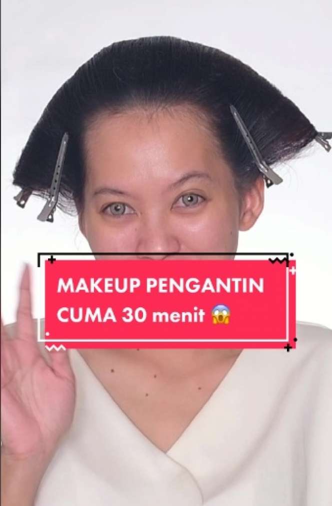 MUA Ini Pamer Skill Makeup Pengantin Adat Jawa Hanya 30 Menit Saja, Hasilnya Bikin Pangling, Bukan Kaleng-kaleng!