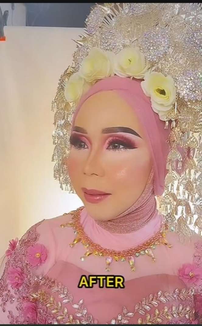 Potret Makeover Ibu Penjual Sayur, Hasilnya Jadi Beda Banget, Bikin Syok!
