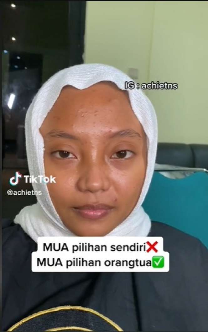 Potret Makeup Pengantin Pilihan Orangtua, Endingnya Bikin Melongo, Ternyata Malah Kayak Gini…