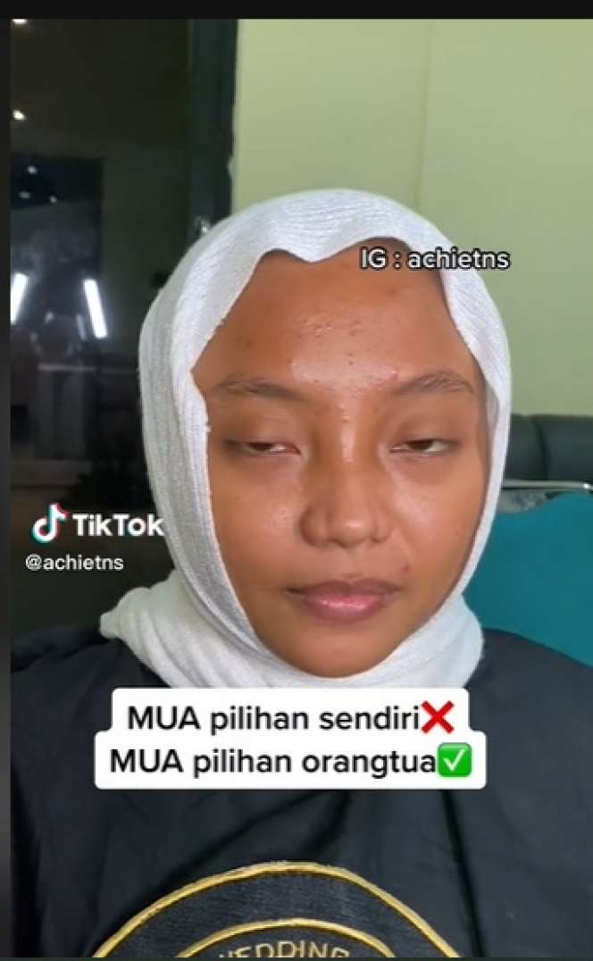 Potret Makeup Pengantin Pilihan Orangtua, Endingnya Bikin Melongo, Ternyata Malah Kayak Gini…