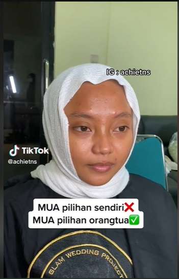Potret Makeup Pengantin Pilihan Orangtua, Endingnya Bikin Melongo, Ternyata Malah Kayak Gini…