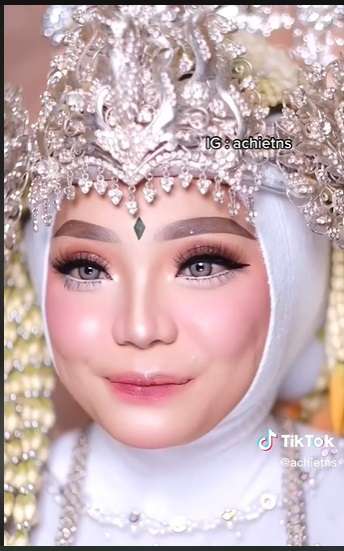 Potret Makeup Pengantin Pilihan Orangtua, Endingnya Bikin Melongo, Ternyata Malah Kayak Gini…