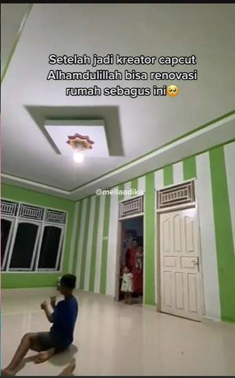 Potret Transformasi Rumah Sebelum dan Sesudah Jadi Konten Kreator, Jadi Beda Banget Bak Langit dan Bumi, Cuan Terus!