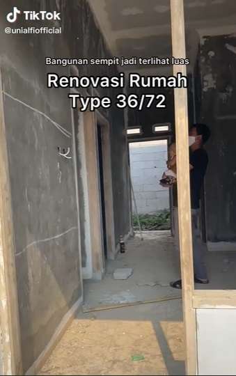 Potret Renovasi Rumah Tipe 36, Dulu Terlihat Sempit Kini Tampak Luas, Desainnya Bukan Kaleng-kaleng!
