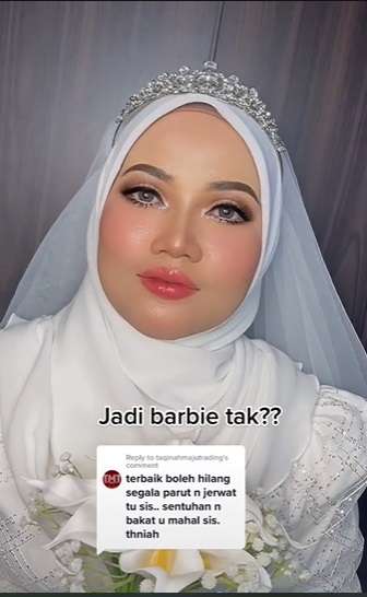 Pengantin Wajah Berjerawat Ini Minta Dirias Ala Barbie, Hasilnya Malah Kayak Gini…