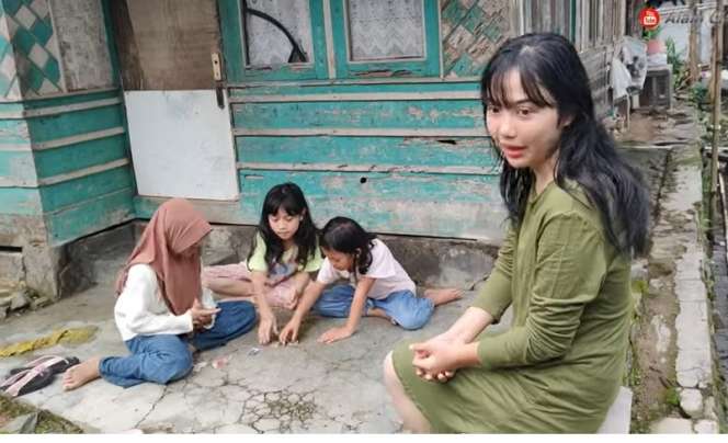 Potret Gadis Desa di Kampung Bidadari, Pemandangan Alam Super Indah, Warganya Cantik-cantik!