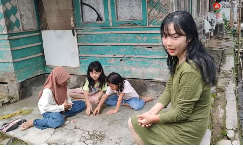 Potret Gadis Desa di Kampung Bidadari, Pemandangan Alam Super Indah, Warganya Cantik-cantik!