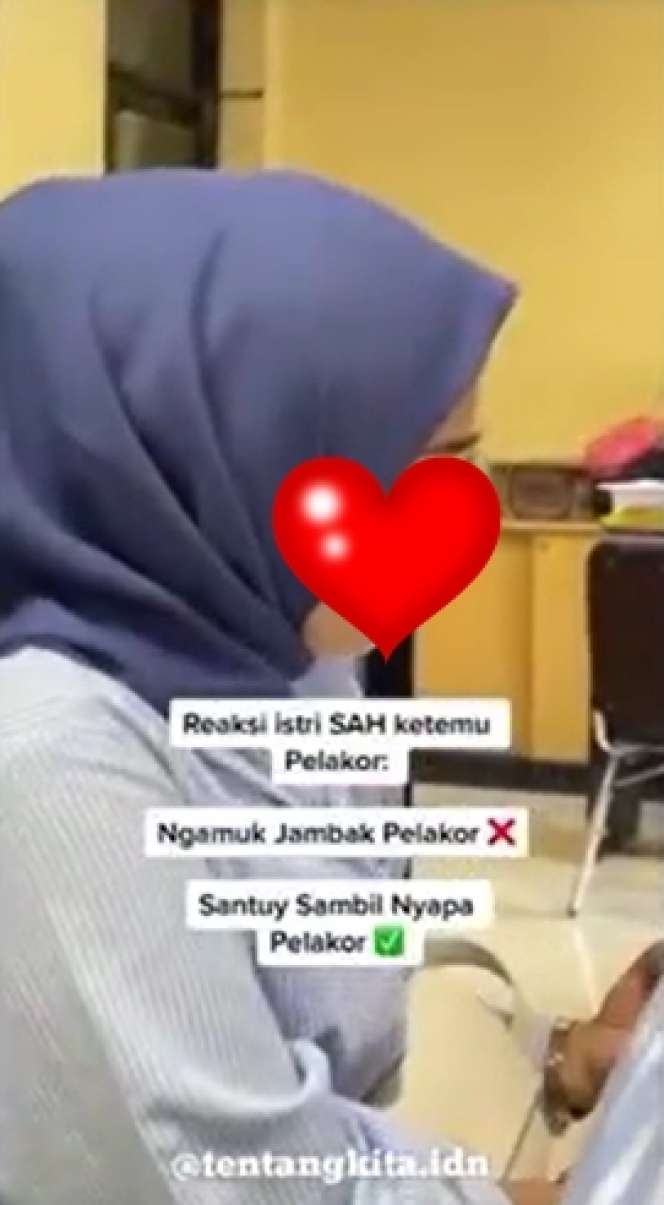 Viral Gaya Santuy Istri Sah Labrak Pelakor yang Dihamili Suaminya, Reaksi Si Pria Bikin Netizen Geram, Ini 7 Potretnya