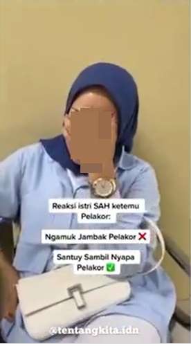 Viral Gaya Santuy Istri Sah Labrak Pelakor yang Dihamili Suaminya, Reaksi Si Pria Bikin Netizen Geram, Ini 7 Potretnya