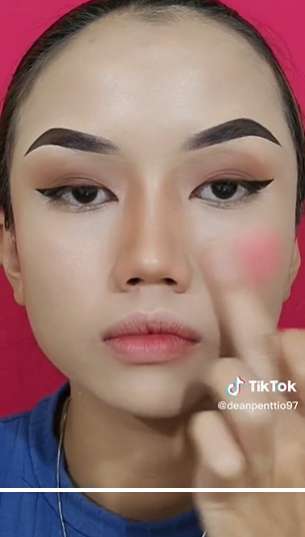 Viral Wanita Buat Tutorial Makeup Melabrak Pelakor Seksi, Hasilnya Auto Bikin Minder