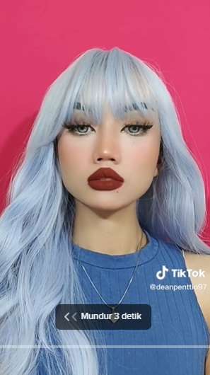Viral Wanita Buat Tutorial Makeup Melabrak Pelakor Seksi, Hasilnya Auto Bikin Minder