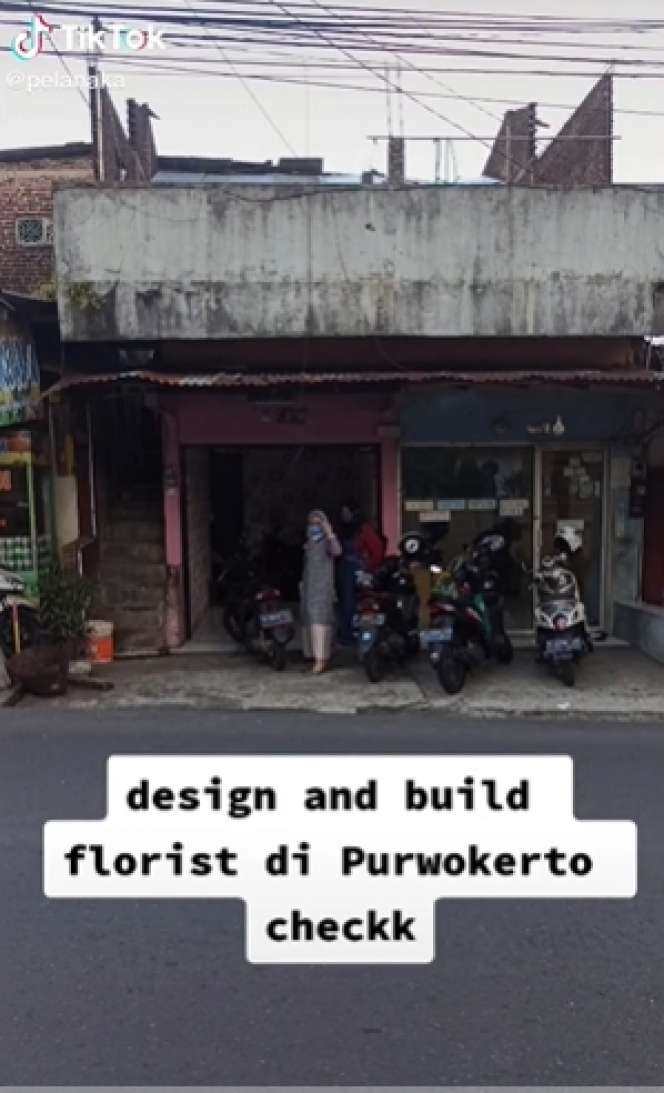 Transformasi Warung Burjo Direnovasi Jadi Toko Bunga, Dalamnya Jadi Keren & Estetik Abis!