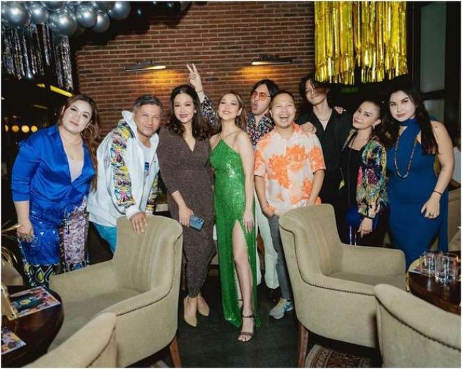10 Gaya Artis di Pesta Ultah Bunga Citra Lestari ke-40, Nia Ramadhani Lebih Heboh dari BCL?