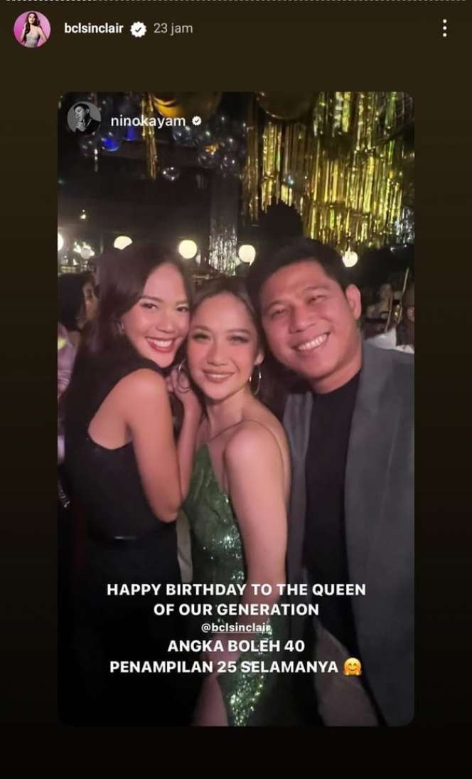 10 Gaya Artis di Pesta Ultah Bunga Citra Lestari ke-40, Nia Ramadhani Lebih Heboh dari BCL?