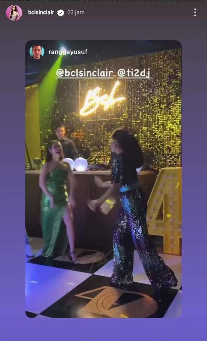 10 Gaya Artis di Pesta Ultah Bunga Citra Lestari ke-40, Nia Ramadhani Lebih Heboh dari BCL?