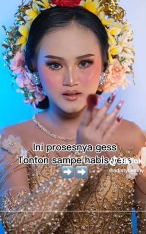 Transformasi Wanita Berkulit Gelap Dirias Jadi Pengantin Bali, Hasilnya Bak Beda Orang, Ajaib!