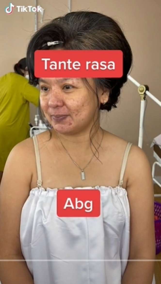 Viral Transformasi Tante-Tante Penuh Flek Hitam Dimakeup Jadi Bak ABG, Berondong Auto Kepincut!