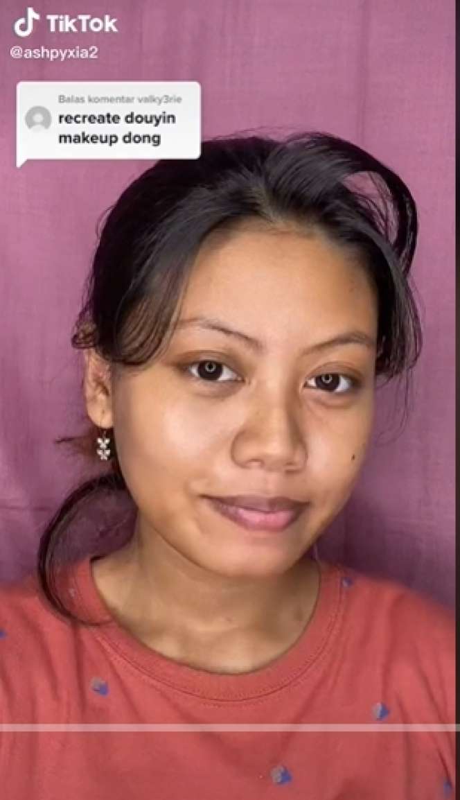 7 Transformasi Wanita Kusam Makeup Ala Douyin, Hasilnya Dikira Beda Orang, Bibirnya Bikin Salfok