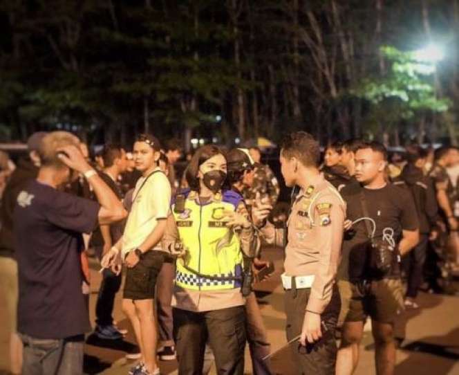 Potret Kasatlantas Polres Malang AKP Agnis Juwita Manurung saat Bertugas, Viral karena Gaya Hidup Hedon