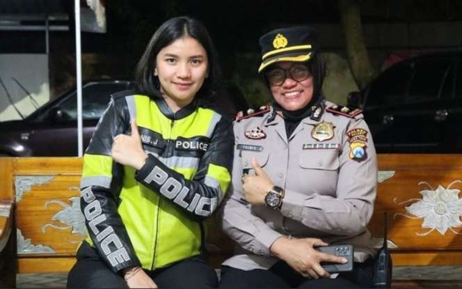 Potret Kasatlantas Polres Malang AKP Agnis Juwita Manurung saat Bertugas, Viral karena Gaya Hidup Hedon