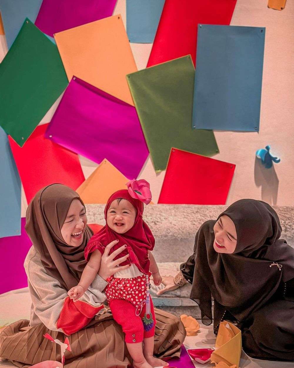 Potret Nissa Sabyan Momong Baby Moana, Netizen: Sudah Cocok Jadi Ibu