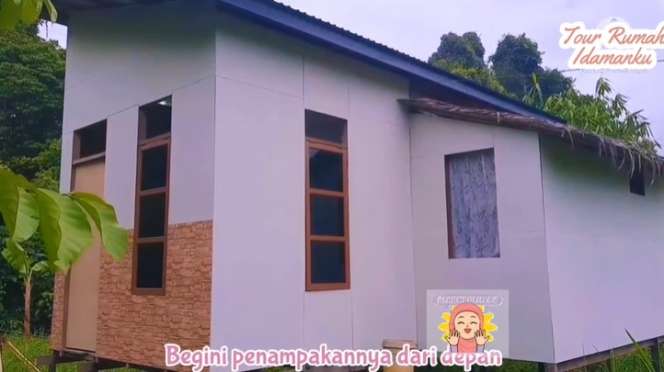 Bangun Rumah Modal Rp10 Juta, Hasilnya Keren Banget, Dalamnya Bak Hunian Ala Jepang, Ini Potretnya