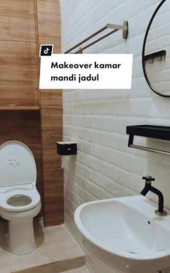 Potret Renovasi Kamar Mandi Jadul Dalam Waktu 8 Hari, Hasilnya Bikin Takjub, Jadi Beda Banget!