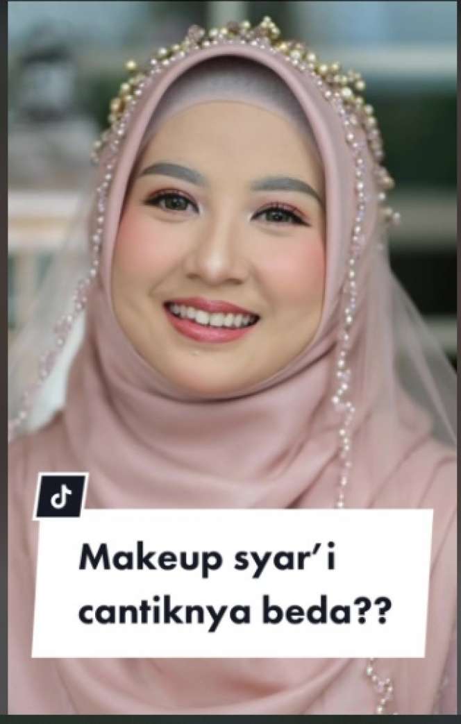 Potret Transformasi Makeup Pengantin Syar`i, Hasilnya Nggak Kalah Stunning, Bikin Adem Lihatnya!