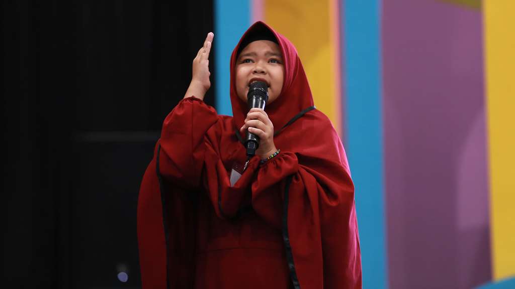 FOTO: Keseruan Kompetisi Da'i Cilik Dream Day Ramadan Fest 2023
