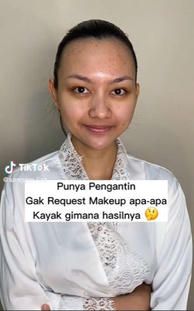Pengantin Wanita Ini Pilih Ikuti Makeup MUA Tanpa Komplain, Ternyata Hasilnya Sebagus Ini, Nggak Bikin Menyesal!