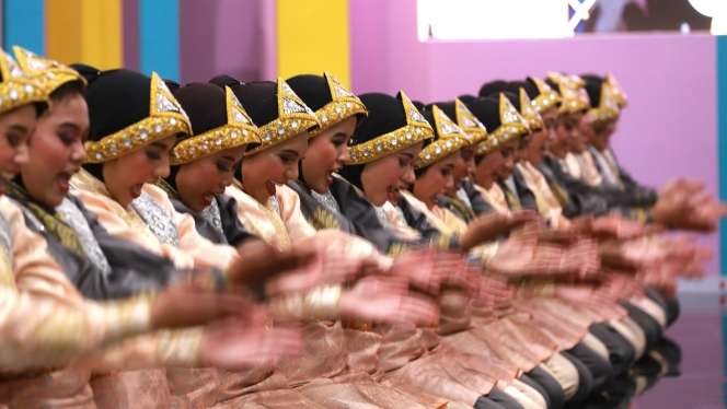 FOTO: Kompetisi Tari Saman di Dream Day Ramadan Fest 2023 Sedot Perhatian Pengunjung