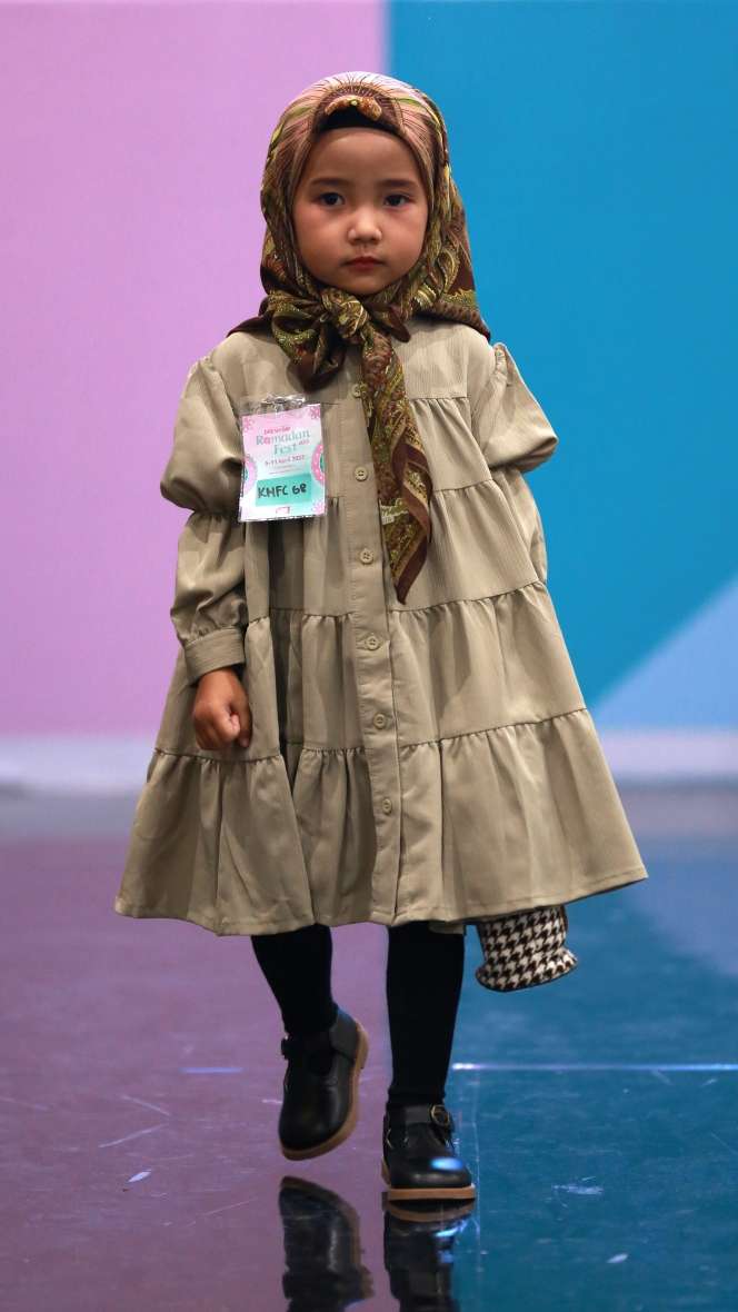 FOTO: Gemasnya Peserta Kids Muslim Fashion Competition di Dream Day Ramadan Fest 2023